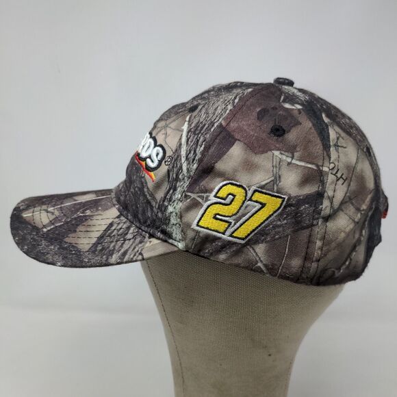 Menard's Men's Camo Strapback Hat Brown Green Adjustable Embroidered Logo #27 - Picture 5 of 11